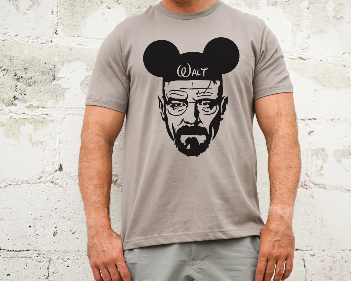 Walter White Disney Tshirt Men's Disney Shirt Funny Etsy