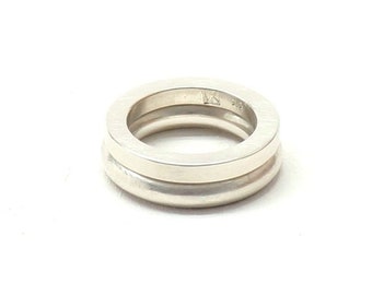 Set of 2 Rings, Silver