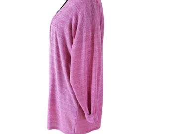 Cardigan Damen Gr.50, Glitzerjersey,  Long Cardigan