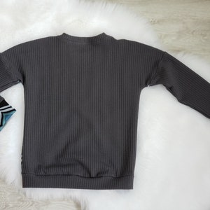 Langarmshirt, Gr. 110 Oversized Sweater, Kinder Bild 3