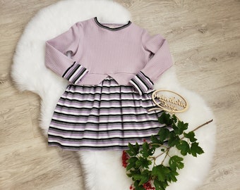 Girly Sweater Gr. 122, Einzelteil Kleid Mädchen