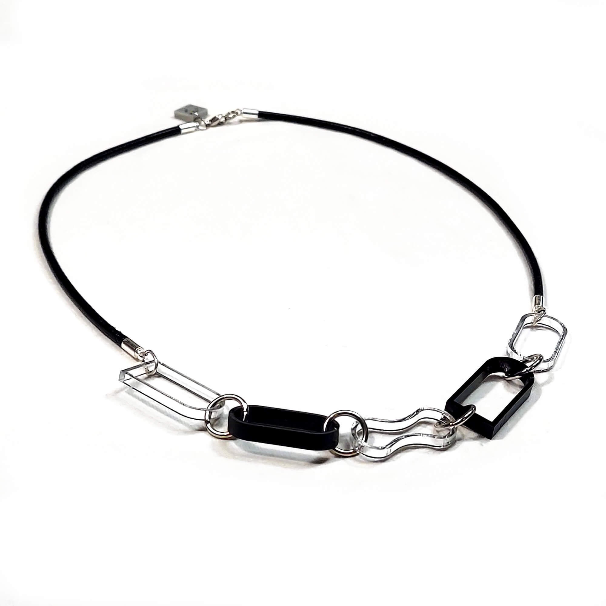 Link Necklace Plastic Necklace Plastic Jewelry Abstract Etsy Singapore