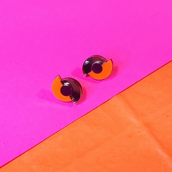 HURRICANE Acrylic Stud Earrings Etsy UK
