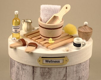 Wellness Muttertag Sauna Wellnesshotel Miniatur Geldgeschenk