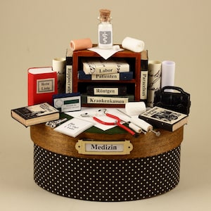 Medizin Arzt Praxis Student Medizin, Miniatur Geschenkbox
