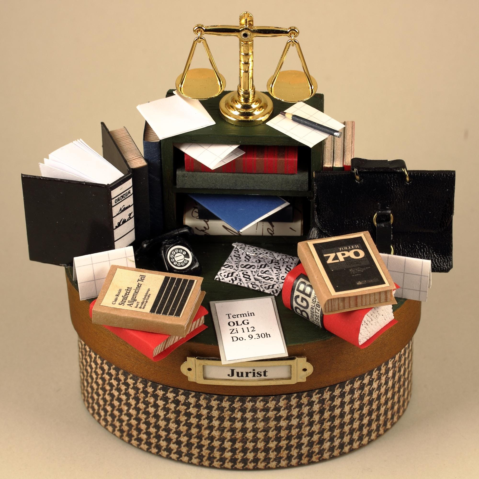 „I‘m A Lawyer“ Kosmetiktasche – Geschenk Für Anwälte, Studenten, Richter, Aus Robustem Segeltuch