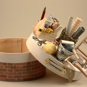 Tapetenwechsel Umzug Renovierung Hausbau Handwerker Geschenkbox Bild 5