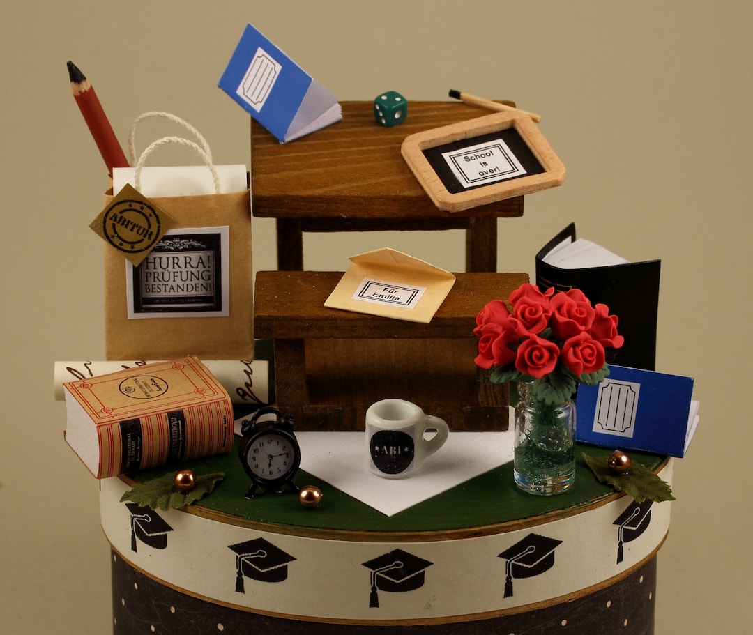 Abi 2024, Abitur 2024, Geldgeschenk Miniatur-box - Etsy