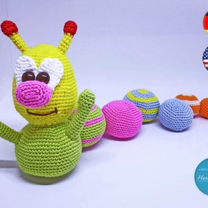 Schema Bruco all'uncinetto // Amigurumi