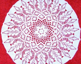 Doily, Zierdeckchen 61,5 cm weiß