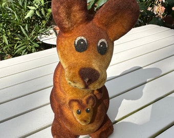 Cuddly toy kangaroo from Russian origin 80s