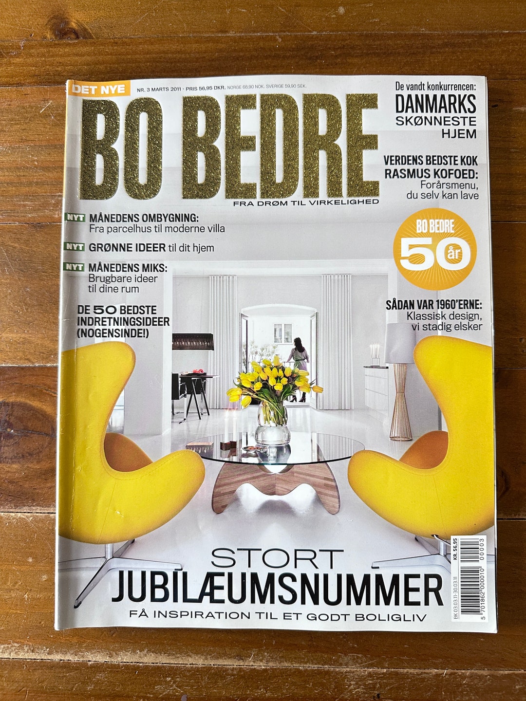 Bo Bedre Interior Design Magazine From Denmark 3-2011 - Etsy