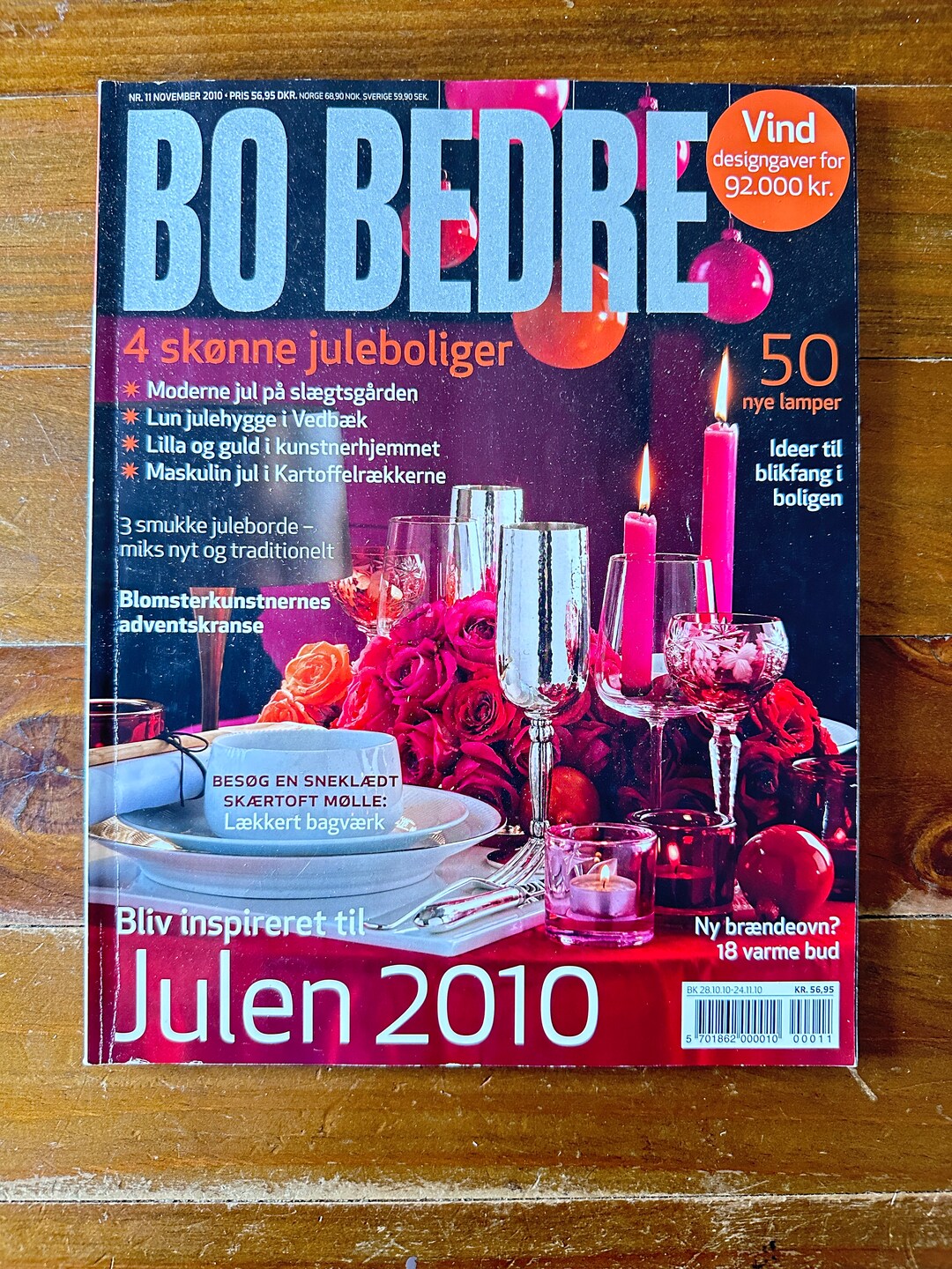 Bo Bedre Interior Design Magazine From Denmark 11-2010 - Etsy Australia