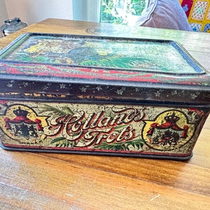 Hollands Trots - beautiful vintage tin can, Holland, advertising tin, brocante, vintage, shabby chic - tin can