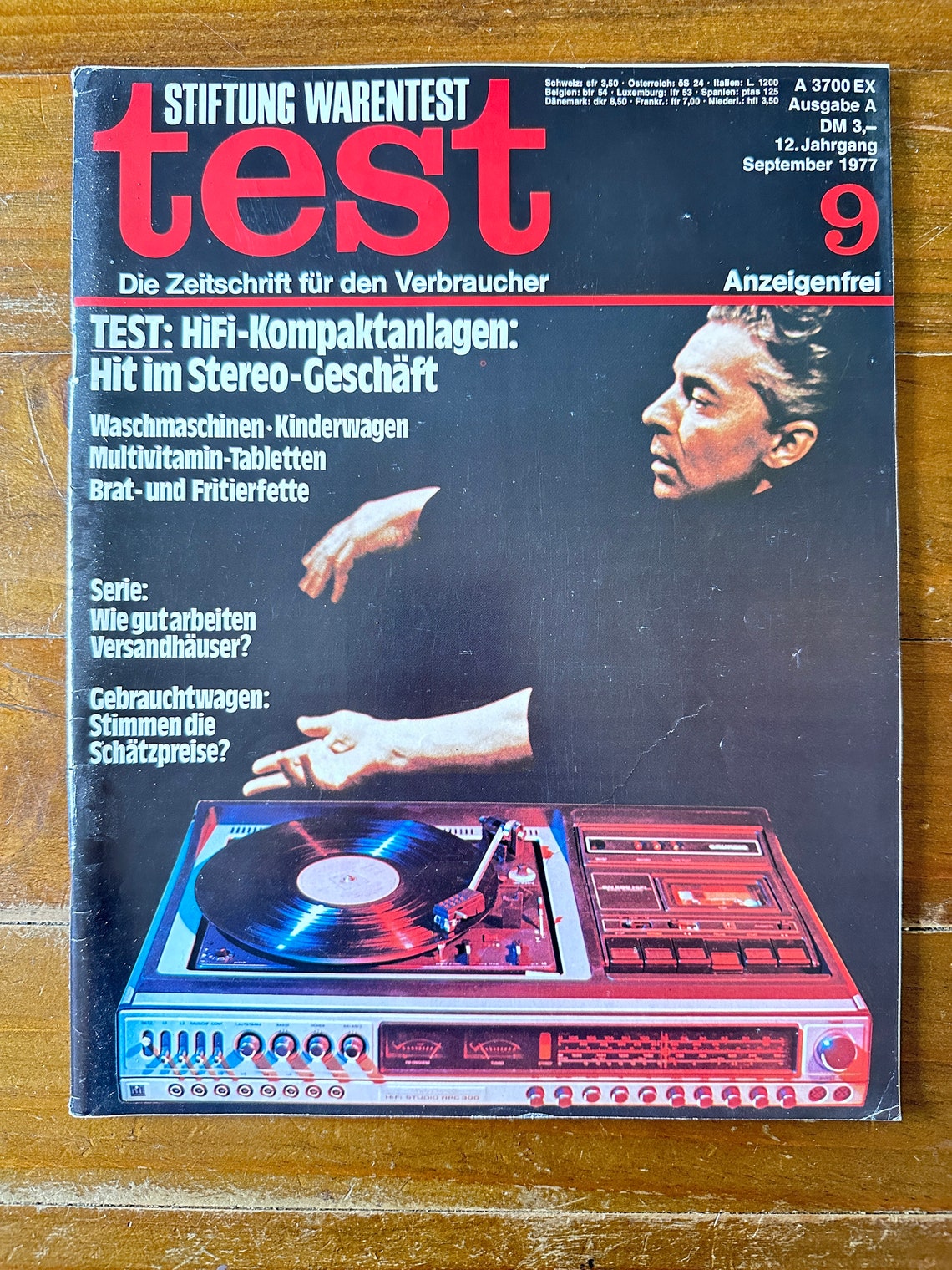 TEST Vintage Issue From the 70s 9/ 1977 - Etsy