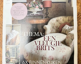 Liefde voor Brocante アンティーク　インテリア　ブック　本 Liefde voor Brocante 2016 年 4 月号 保存状態の良い雑誌 - Etsy 日本