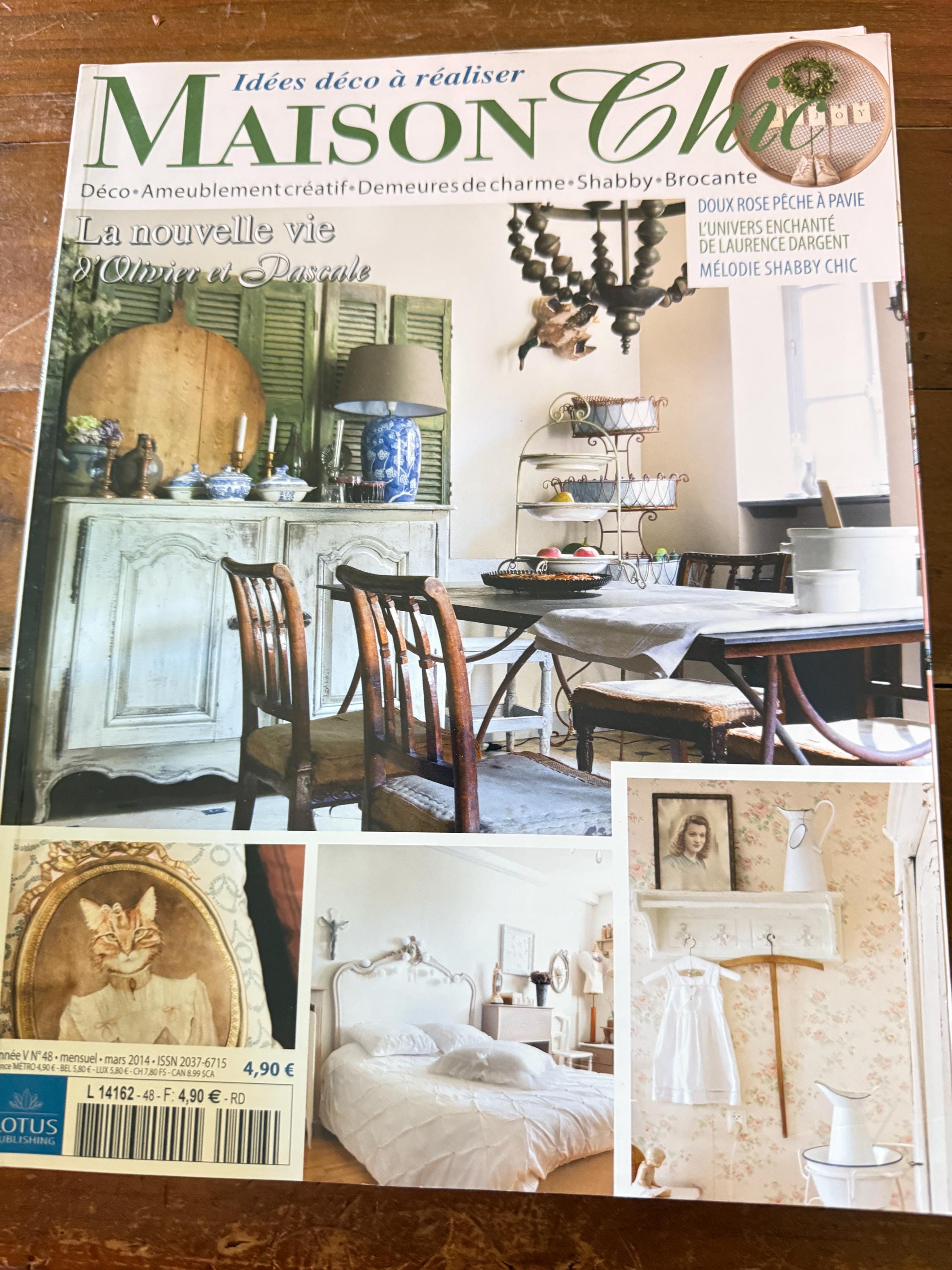 French 48/2014 、「Maison Chic」デコシャビースタイルマガジン 
