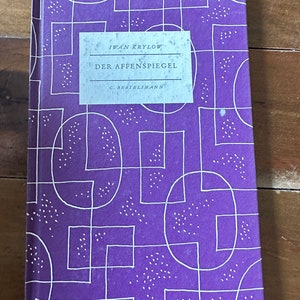The Little Book No. 83 BERTELSMANN The Monkey Mirror by Yvan Krylov