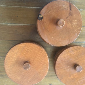 Can handmade WOOD MIDCENTURY