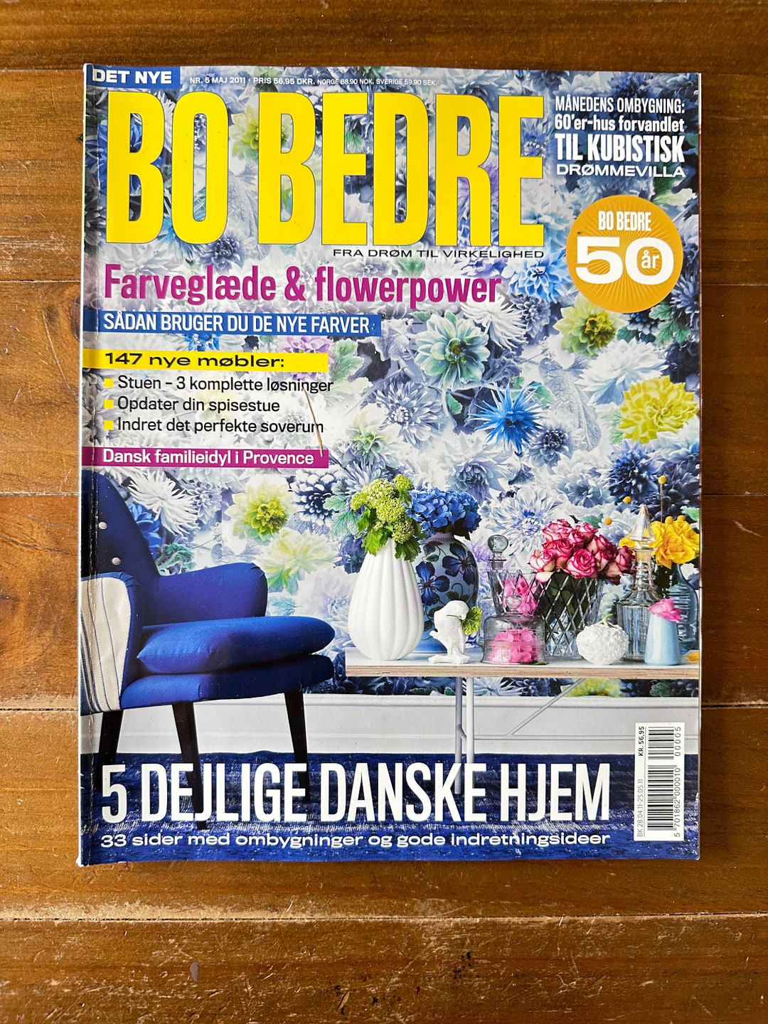 Bo Bedre Interior Design Magazine From Denmark 5-2011 - Etsy