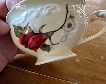Heartiest rose cup unique piece France? Brocante, shabby