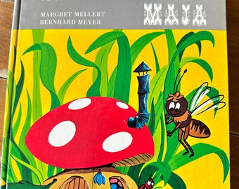Maya the Bee Vintage Book 70s Waldemar Bonsels, hardcover