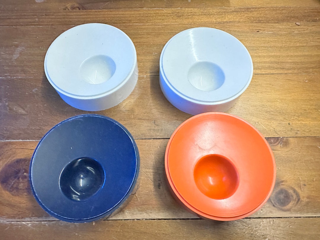 Duo coquetiers vintage space Age - Arts de la table