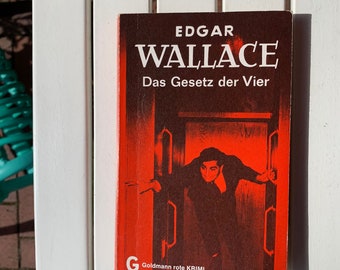 Edgar Wallace the red thrillers Goldmannverlag 1960s The law of the four TB