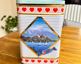 beautiful vintage tin can, made in England Mints Brocante, Vintage, Shabby Chic - Tin can