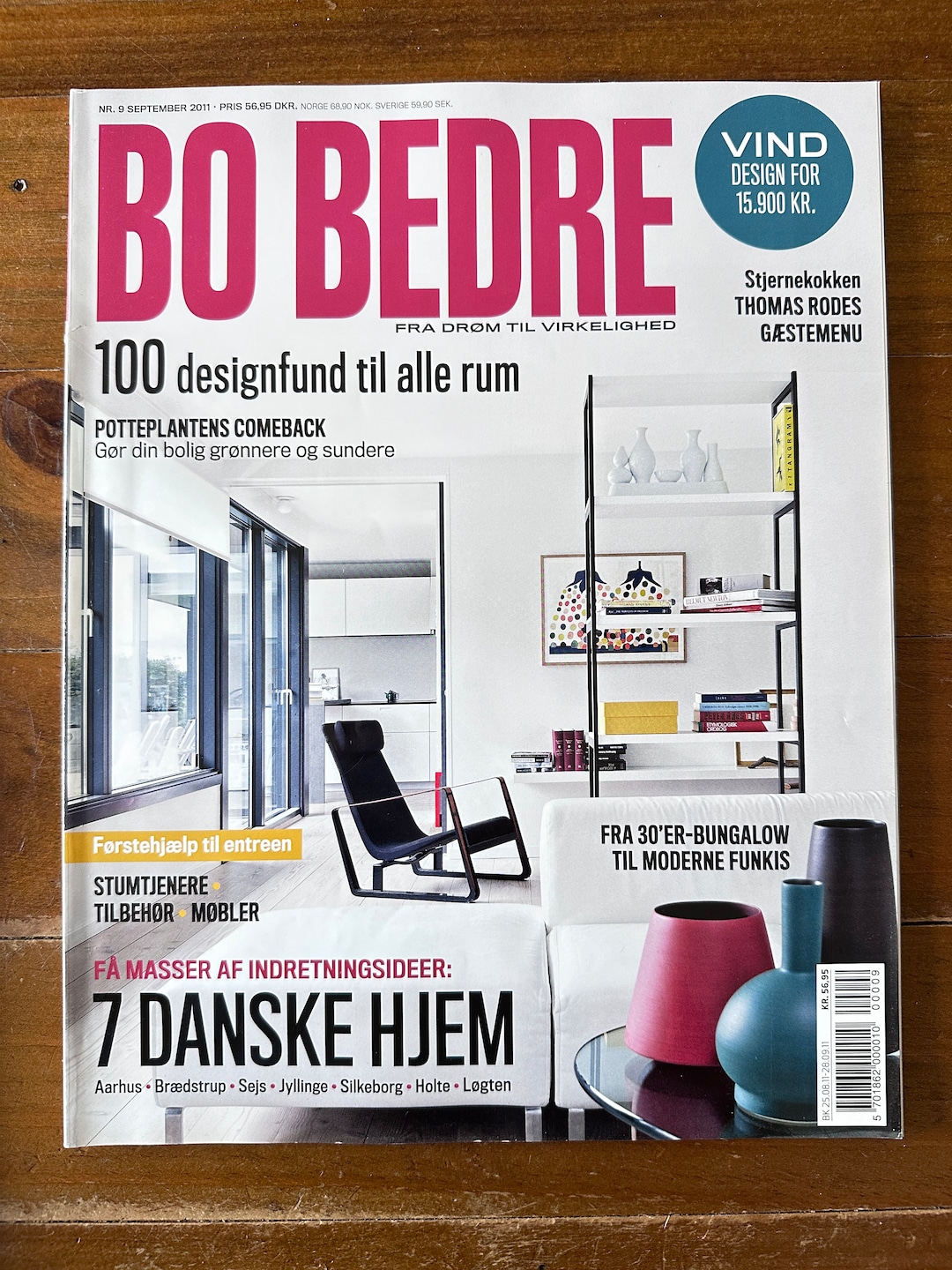 Bo Bedre Interior Design Magazine From Denmark 9-2011 - Etsy