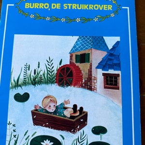 Beautiful illustrations Dutch children&#39;s book bound