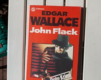 Edgar Wallace the red crime novels Goldmannverlag 80s John Flack TB