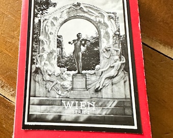 Photos Vienna Vienna 50s Leporello folder souvenir keepsake black and white Austria