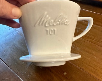 Vintage coffee filter / filter / hand filter / Melitta / 101 / 3 holes | Germany | 50s
