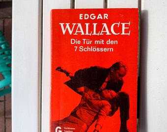 Edgar Wallace the red thrillers Goldmannverlag 1960s The door with the seven locks TB