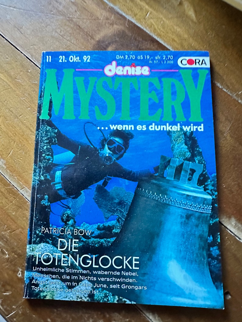 Denise Mystery Cora Verlag 11 10/21/92 The death knell image 1