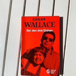 Edgar Wallace the red crime novels Goldmannverlag 60s At the Three Oaks TB