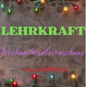 DARK RED Christmas Surprise 3 TEACHER Christmas Christmas Love Make Joy