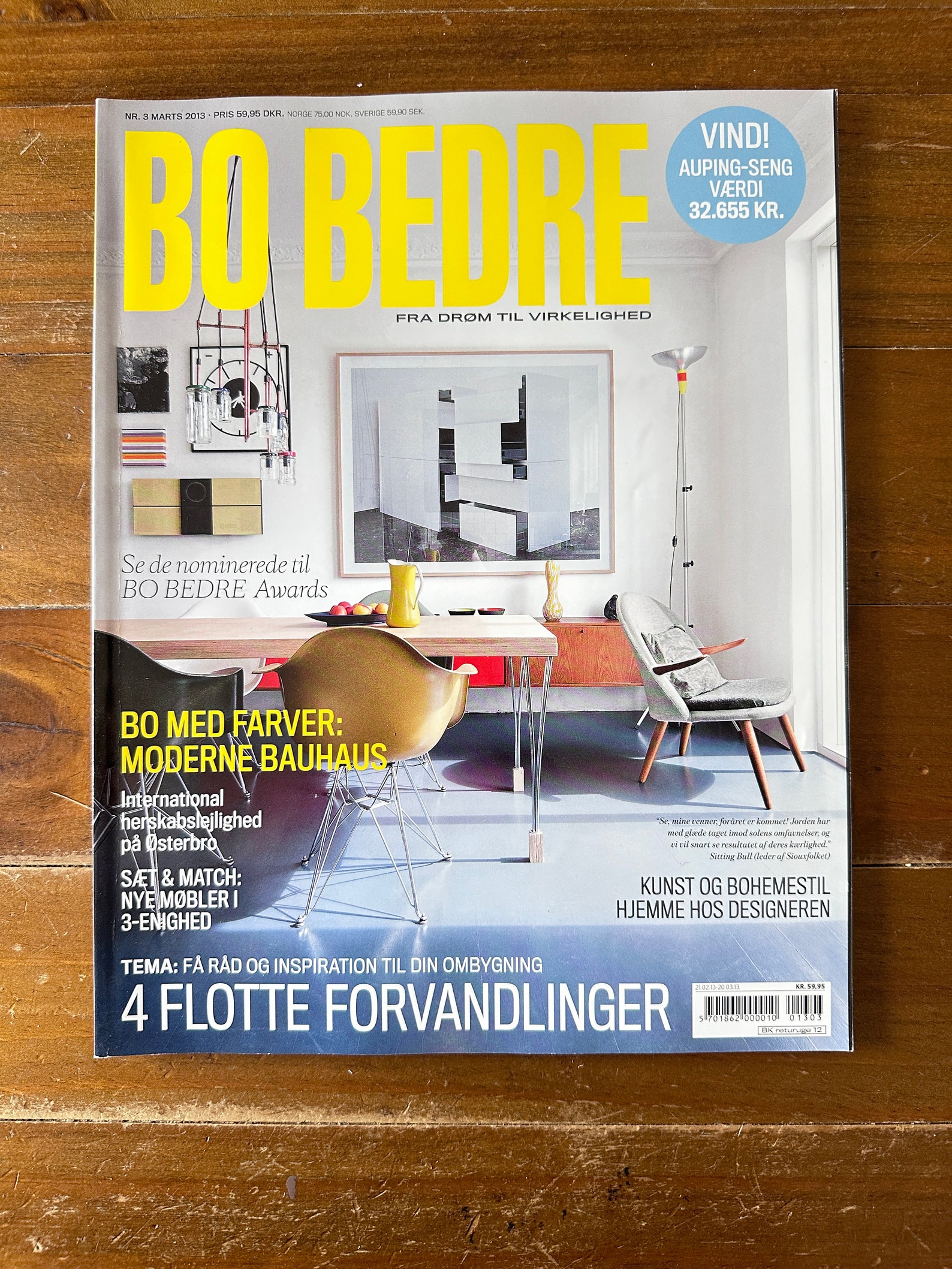 Bo Bedre Interior Design Magazine From Denmark 3-2013 - Etsy
