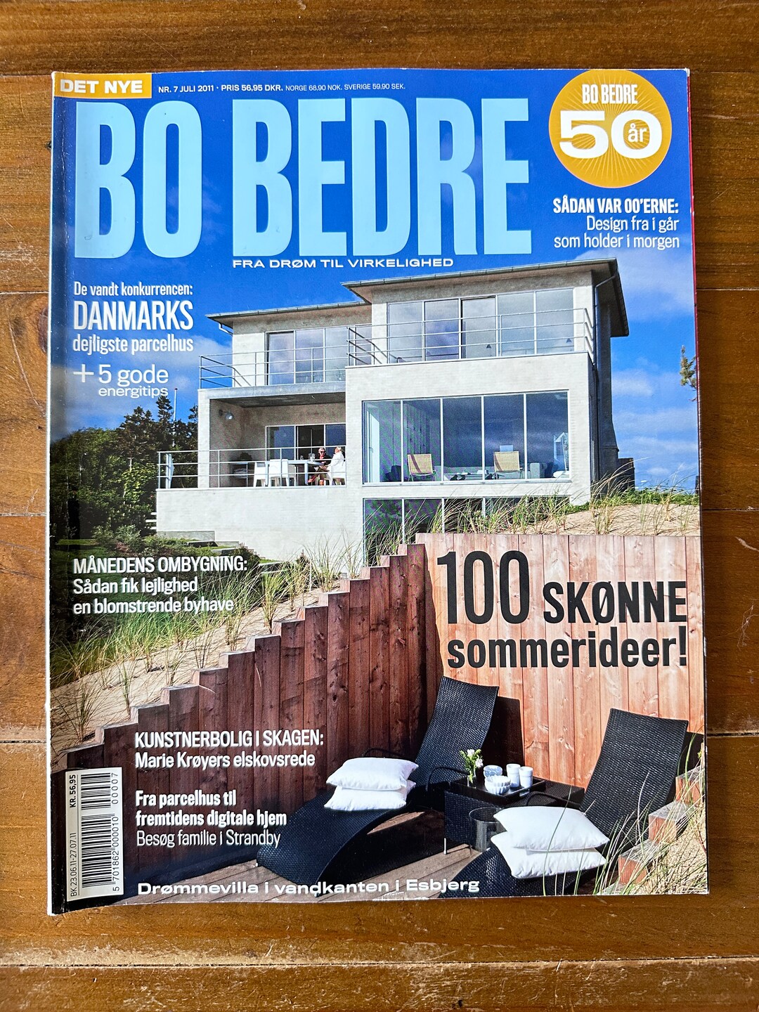 Bo Bedre Interior Design Magazine From Denmark 7-2011 - Etsy