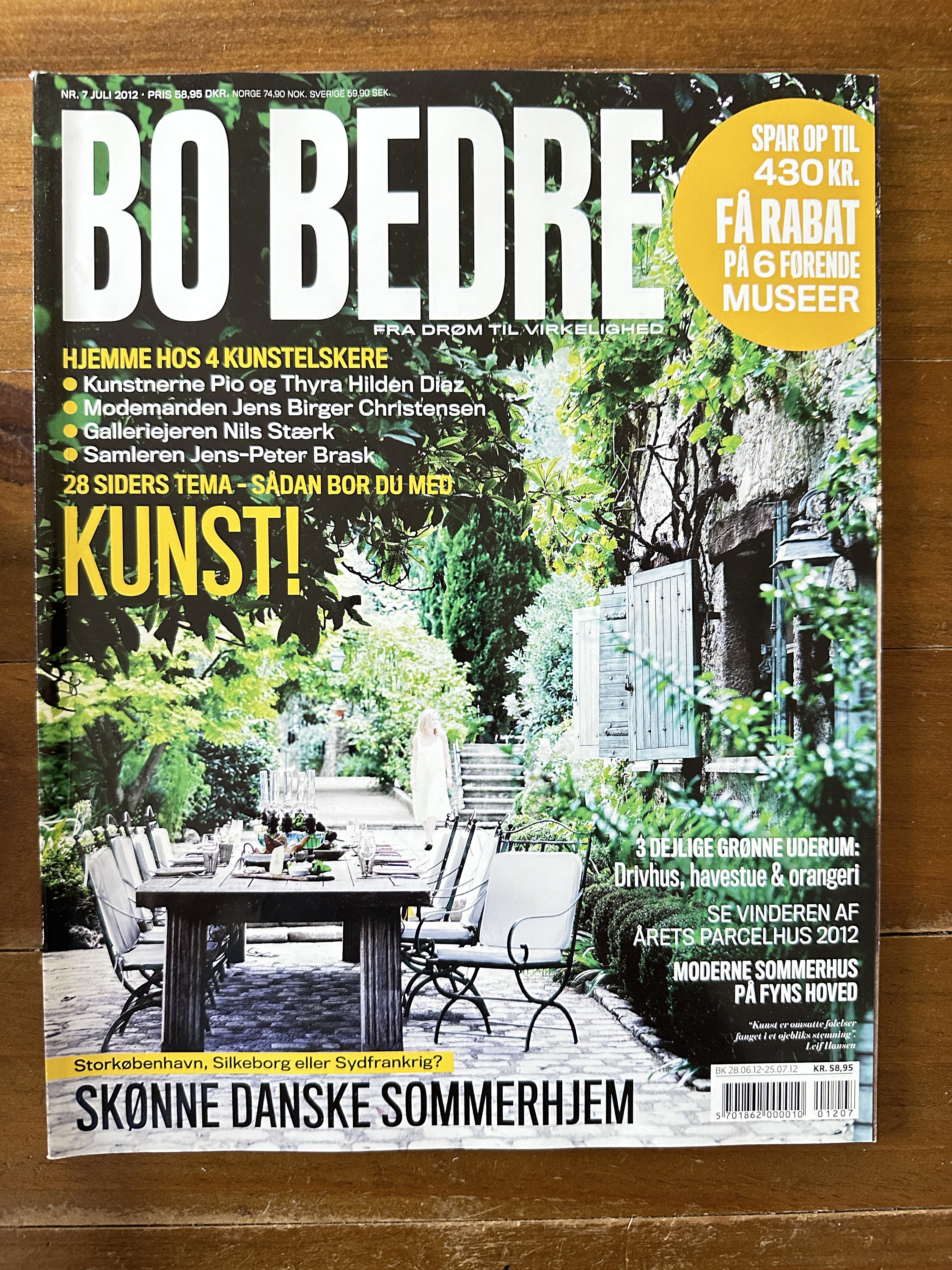 Bo Bedre Interior Design Magazine From Denmark 7-2012 - Etsy