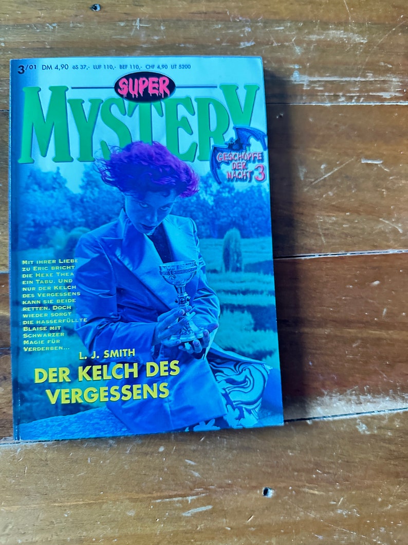 Denise Mystery Cora Verlag SUPER Mystery Ausgabe 3/2001 super rar Band 34 Der Kelch des Vergesssens Geschöpfe der Nacht Teil 3 Bild 1