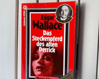 Edgar Wallace the red thrillers Goldmannverlag 80s The hobby horse of the old Derrick TB