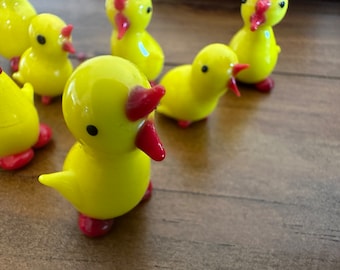 kleine Glasküken Küken Glas so niedlich ca 2,5 cm handmade