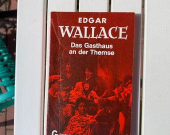 Edgar Wallace the red thrillers Goldmannverlag 1960s The inn on the Thames TB