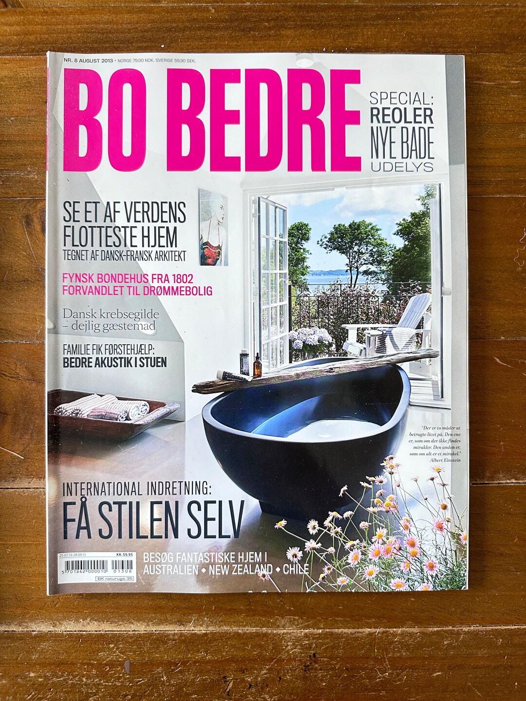 Bo Bedre Interior Design Magazine From Denmark 8-2013 - Etsy