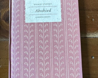 The little book No. 28 BERTELSMANN Farewell to Sigrid Undset