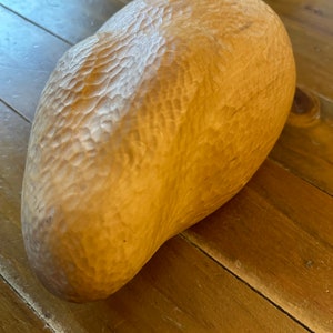 COELHO de madeira Escultura de meados do século minimalista feita à mão