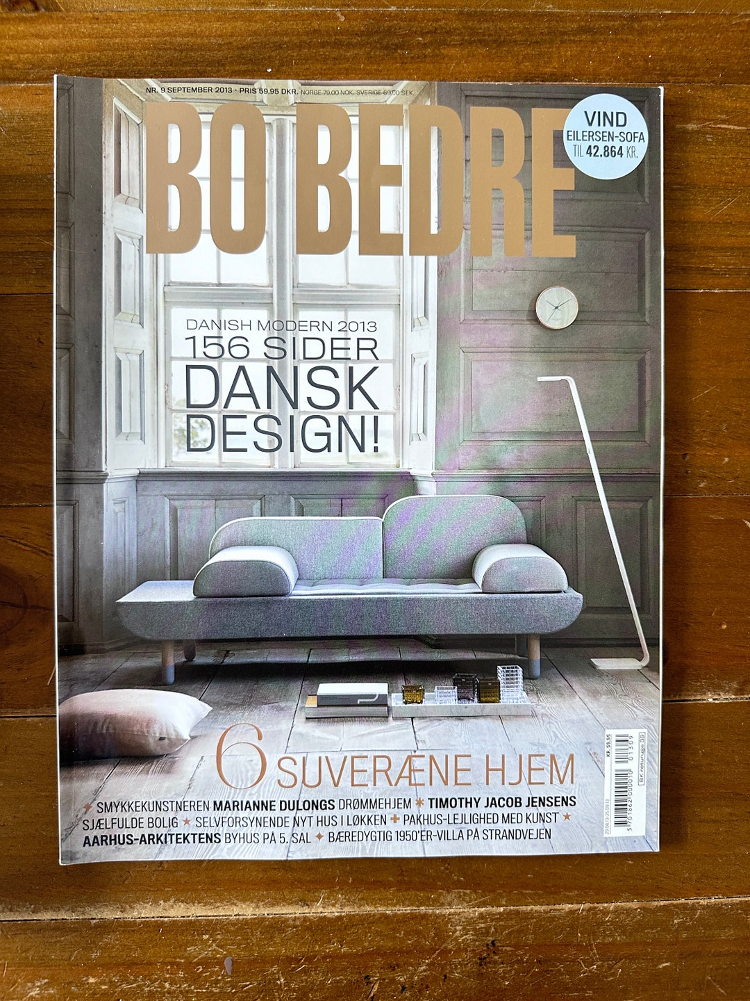 Bo Bedre Interior Design Magazine From Denmark 9-2013 - Etsy