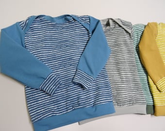 Shirt, sweater, hoodie, hood, collar, size. 50-170, short sleeve, long sleeve stripes dots